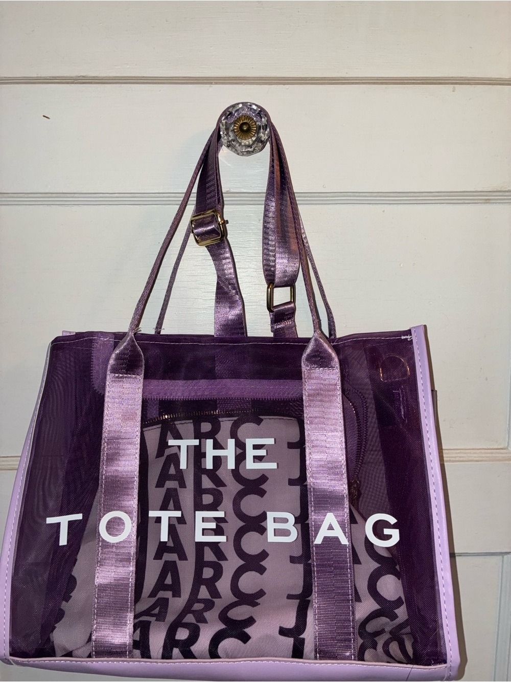 THE TOTE BAG Transparent Purple Women’s Tote